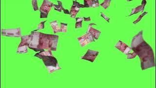 Hujan Uang Green Screen 1