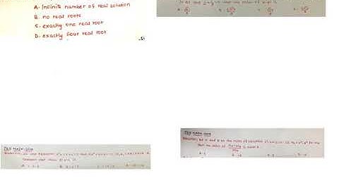 PREVIOUS YEAR’S QUESTIONS OF JEE MAINS (QUADRATIC EQUATIONS)