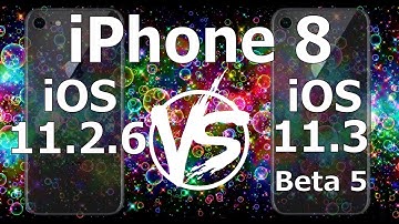 iPhone 8 : iOS 11.3 Beta 5 vs iOS 11.2.6 Speed Test Build 15E5211a