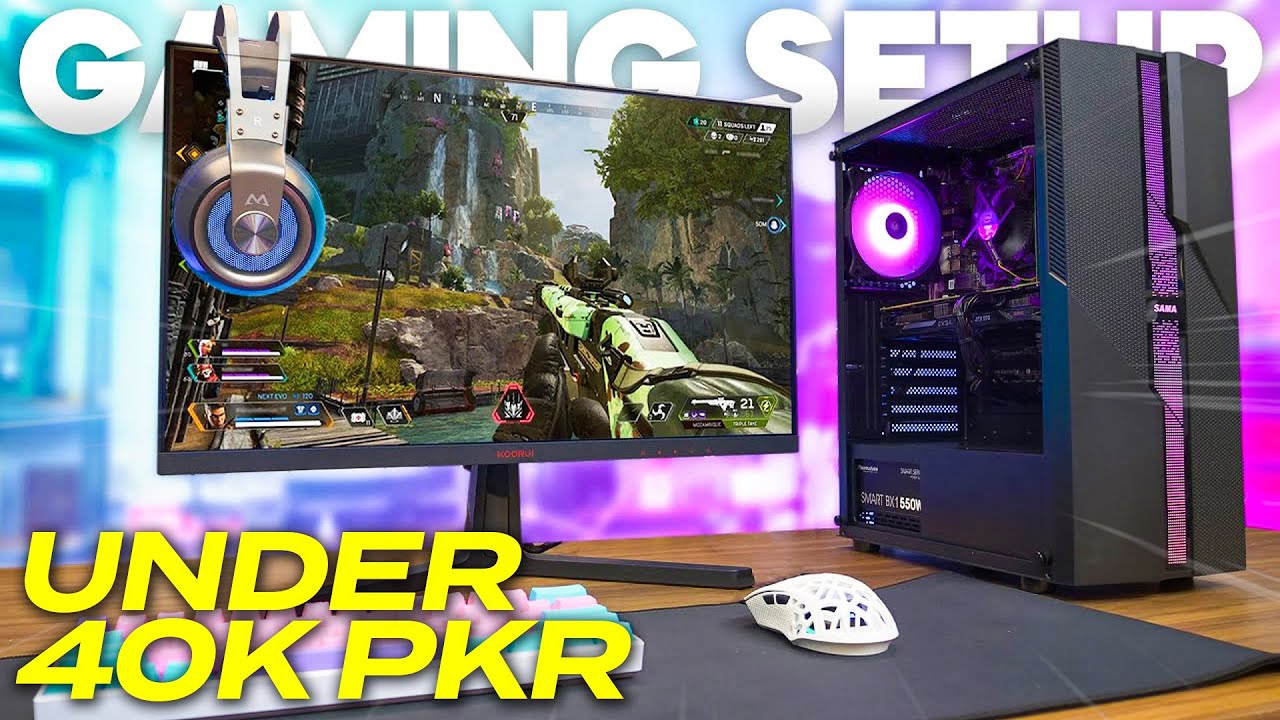 Best Budget Full Setup Gaming PC Build in 40000 Urdu/Hindi Pakistan 2023