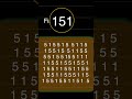 Challenge yourself to spot 151 in 6seconds #puzzle #iqtest #test #brain #braintest #brainhealth