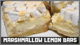 VEGAN MARSHMALLOW LEMON BARS