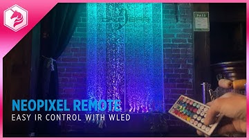 Tutorial: NeoPixel Remote: IR Control & Animations with WLED #adafruit #neopixel