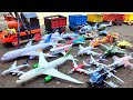 KERETA PANJANG ANGKUT MAINAN PESAWAT ULANG ALIK, Pesawat Domestik, Pesawat Penyelemat, Helikopter.