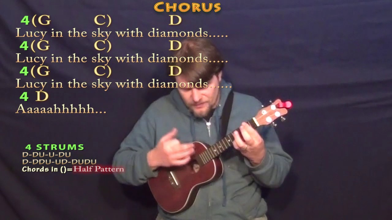 Lucy In the Sky With Diamonds (The Beatles) Ukulele Cover Lesson with