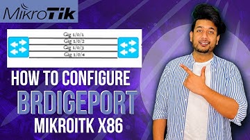 How to configure a bridge port on MikroTik