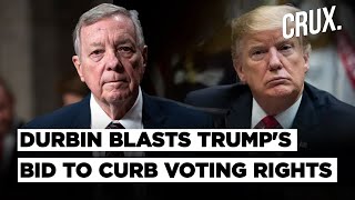 "Will We Let Trump Steamroll..." Durbin Touts Legislation To 'Restore,  Strengthen' Voting Right Act