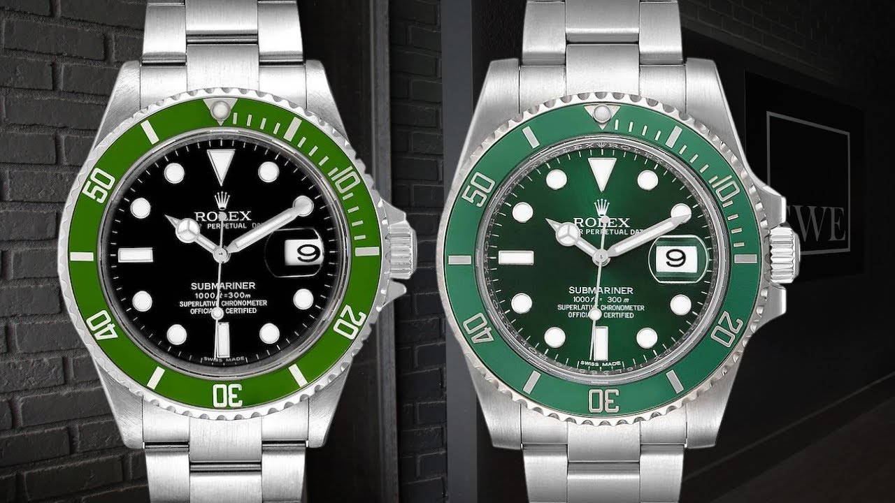 Going Green: History Of The Green Rolex Submariner references, 16610LV,  116610LV, and 126610LV - THE COLLECTIVE