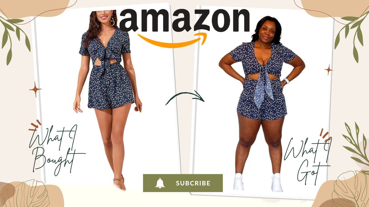 What I Bought Vs. What I Got Amazon Summer Clothing Haul First Time