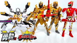 王様戦隊キングオージャー 勇動２ 全８種 開封 super sentai KingOhger Yu-Do 2 Power Rangers Figure 食玩 Japanese candy toys