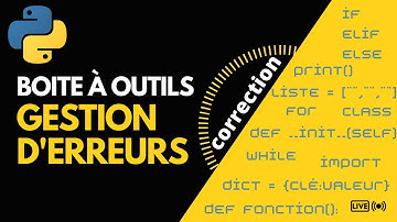 BAO   03 PYTHON GESTION D ERREURS   - Correction