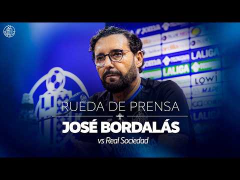 Rueda de prensa de José Bordalás previa al encuentro frente a la Real Sociedad