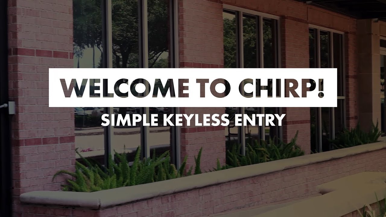 Welcome to Chirp (Current & Future Residents)