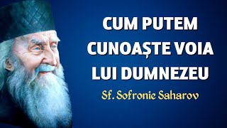 Cum putem cunoaște voia lui Dumnezeu - Sf. Sofronie Saharov