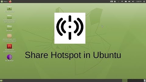 How to share hotspot in Ubuntu 20.04