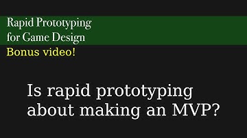 Is rapid prototyping about making an MVP? (bonus tips and links for my free self-paced video course)