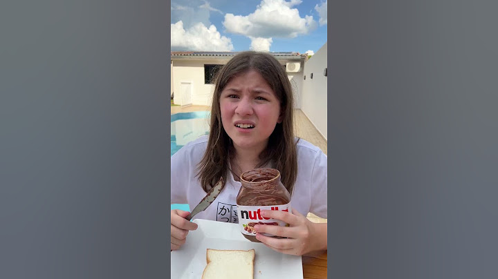 MINHA MÃE QUANDO ACABA A NUTELLA