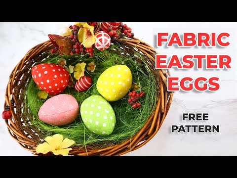 Video: How To Weave A Basket For Easter Eggs From Fabric