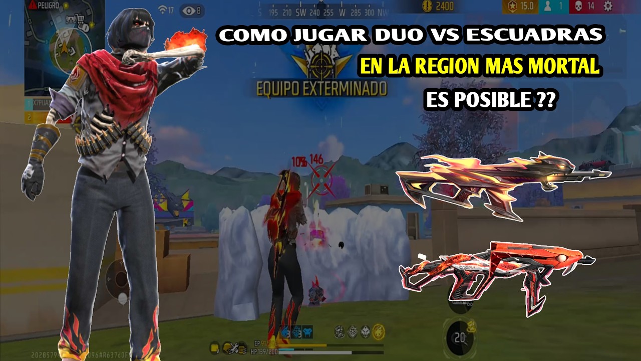 ES POSIBLE jugar DUO VS ESCUADRA en REGION NORTEAMERICA ?? 14 KILLS !! TIPS Y CONSEJOS - BabaYaga