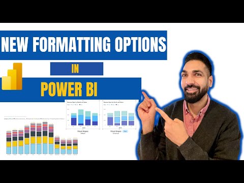 More styling options for column and bar charts in Power Bi | Power BI Updates #powerbi #data #BCP