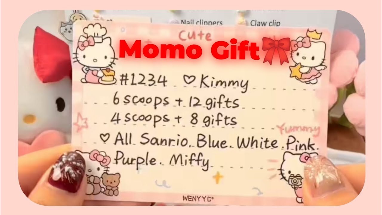 😨Omg😱10 scoop🤩Big order packaging by Kimmy! Momo Gift🎀 #momogiftstore #sanrio #hellokitty 