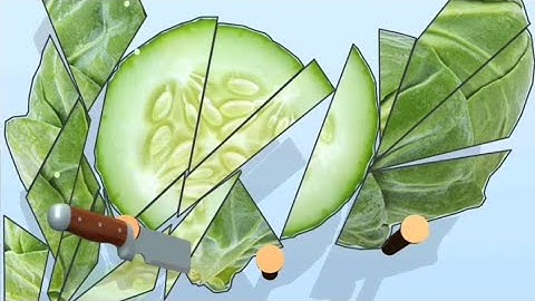 Slice it!!! Level 1280-85 | ASMR Slicing Delicious fruit shake Very Relaxing ASMR Fruit cutting Game