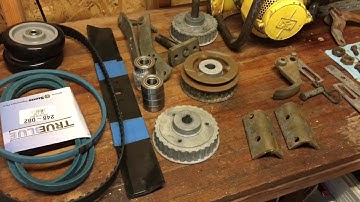 Cub Cadet - Antique mower deck restoration parts
