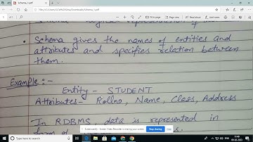 What is Schema in DBMS?