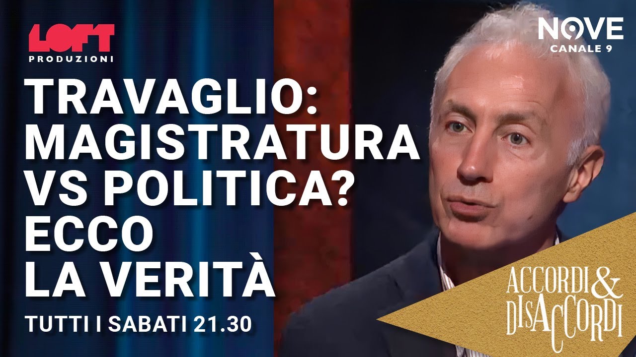 Travaglio: magistratura vs politica? Ecco la verità