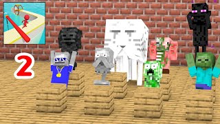 Monster School : FUN RACE 3D CHALLENGE - Minecraft Animation BigSchool screenshot 4