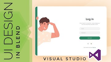 UI Design : XAML UI design in Visual studio blend 2017 | Login Screen | C# WPF