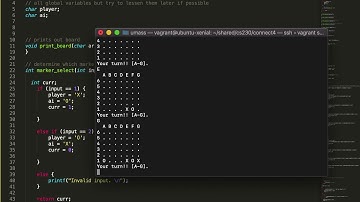 cs230 connect 4 video demo