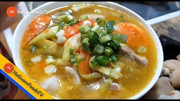 Cách Nấu Nhanh BÚN DỌC MÙNG Thơm Ngon Chuẩn Vị Miền Bắc- by MonngonHoGuom