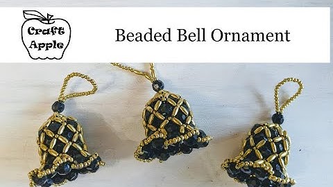 Beaded Bell Ornament