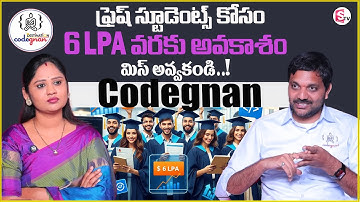 Codegnan : “Freshers! Grab IT Jobs Up to 6 LPA – Don’t Miss Out!” | Sumantvmotivation
