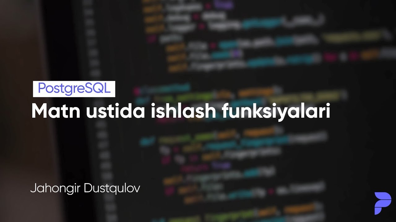 Matn ustida ishlash funksiyalari