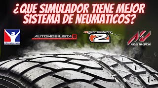 iRacing ,Assetto Corsa, Ams2, Rfactor2, ¡ponemos a prueba sus físicas de neumáticos!