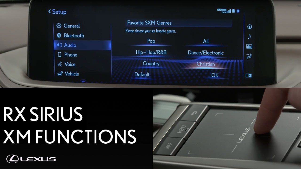 Lexus How-To: Sirius XM Function Overview in the Lexus RX | Lexus - YouTube