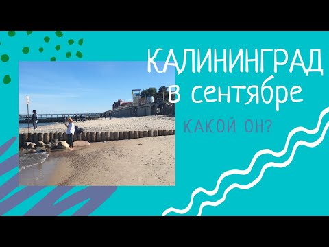 Сентябрь в Калининграде, какой он? Балтийское море, погода, температура. Купание в море осенью.