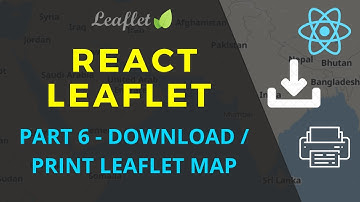 Adding print/download option for react leaflet maps | Download map with react leaflet