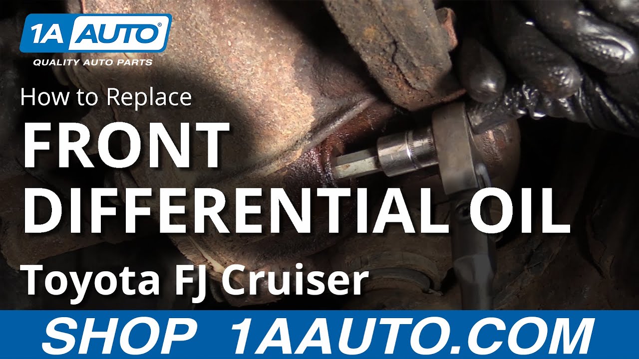 How To Replace Front Differential Oil 07 14 Toyota Fj Cruiser