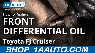 How to Replace Front Differential Oil 0714 Toyota FJ Cruiser