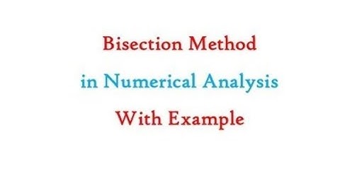 Bisection method to solve non linear equatuion in Numerical methods for engineering students በአማርኛ