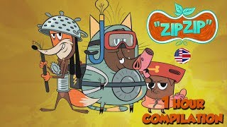 Zip Zip  1 HOUR Compilation #5  4 épisodes HD [Official] Cartoons for kids