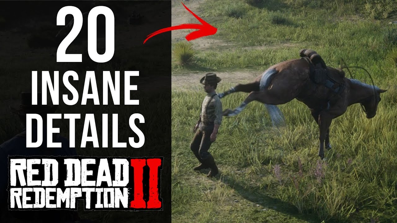 red dead redemption 2 pc สเปค  Update New  20 INSANE Details in Red Dead Redemption 2 (Part 1)