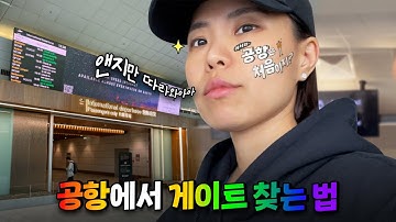 뉴질랜드 공항에서 게이트 찾는 법 ✈️