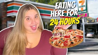 We ONLY Ate 7-Eleven Food For 24 hours! [Crazy Food Challenge]