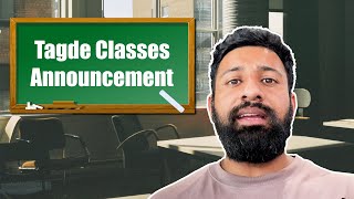 Tadge Classes Announcement ..!