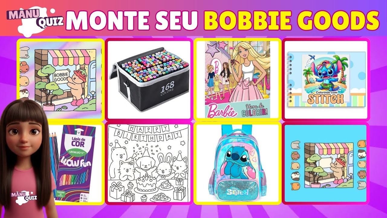 MONTE SEU BOBBIE GOODS! 🎨🧸