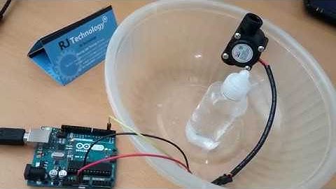 Arduino Uno 로 YF-S201 액체 유량 센서를 사용해서 유량 측정해 보기